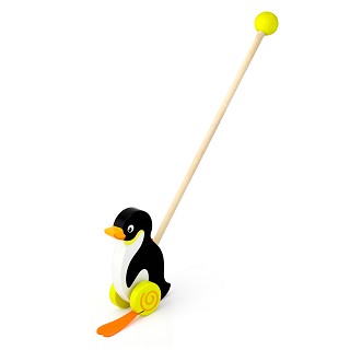 Push along toy - penguin